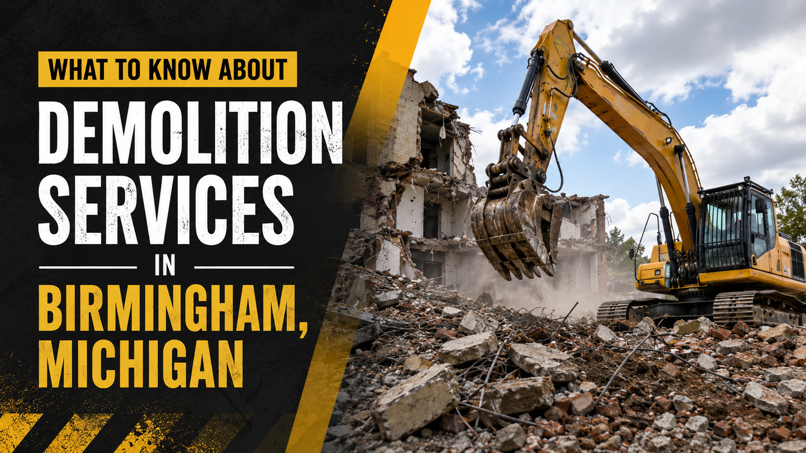 What to Know About Demolition Services in Birmingham, Michigan